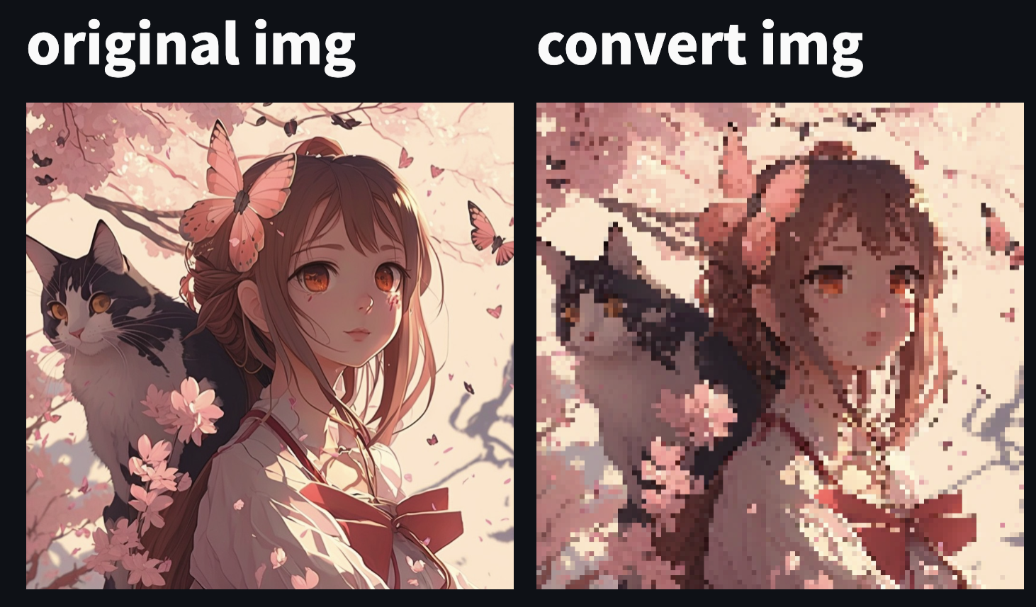 Convert images into pixel art