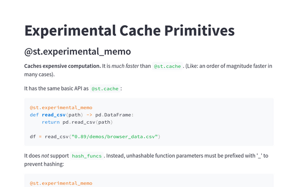 New experimental primitives for caching (that make your app 10x faster!)